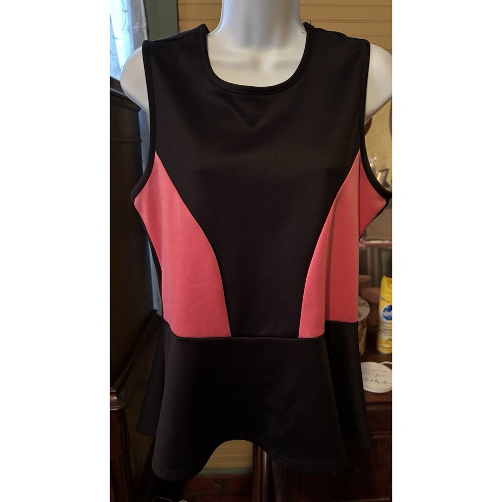 Absolute Angel Size 1x Women’s Peplum Blouse 38” Bust 25” Length